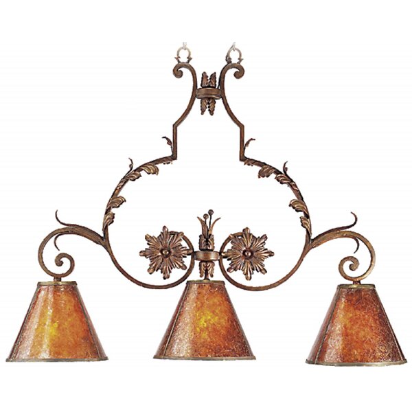 Astoria Grand Lustree lustre 3 lumières en fer forgé Grisha Wayfair